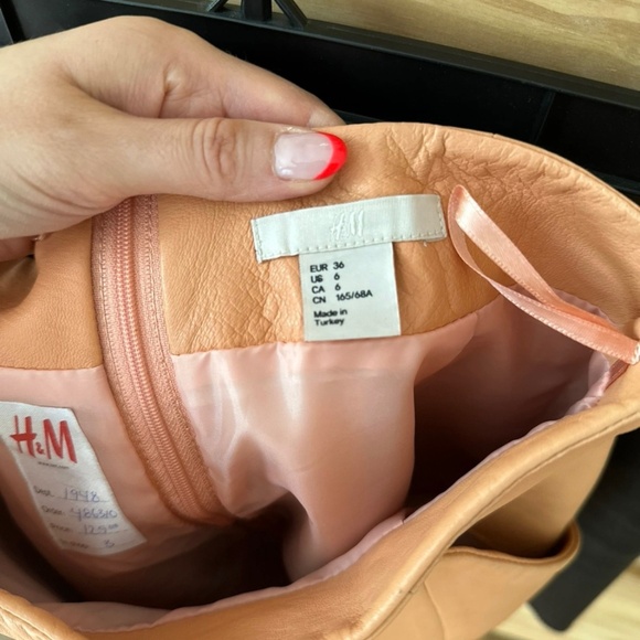 Leather Mini Skirt - Picture 4 of 4